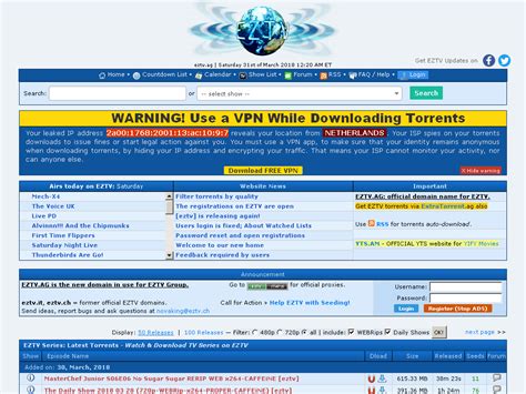 eztv torrents online.